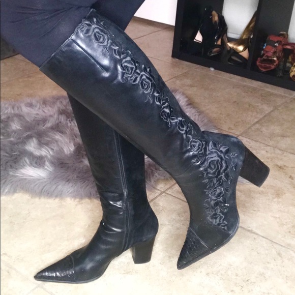 Sesto Meucci knee high leather boots - Picture 2 of 5